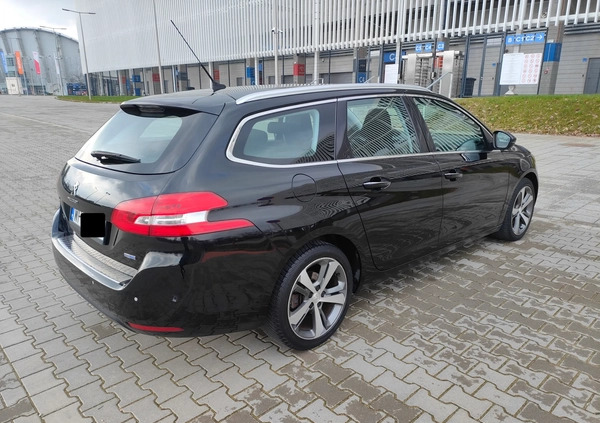 Peugeot 308 cena 31900 przebieg: 234000, rok produkcji 2015 z Płock małe 172